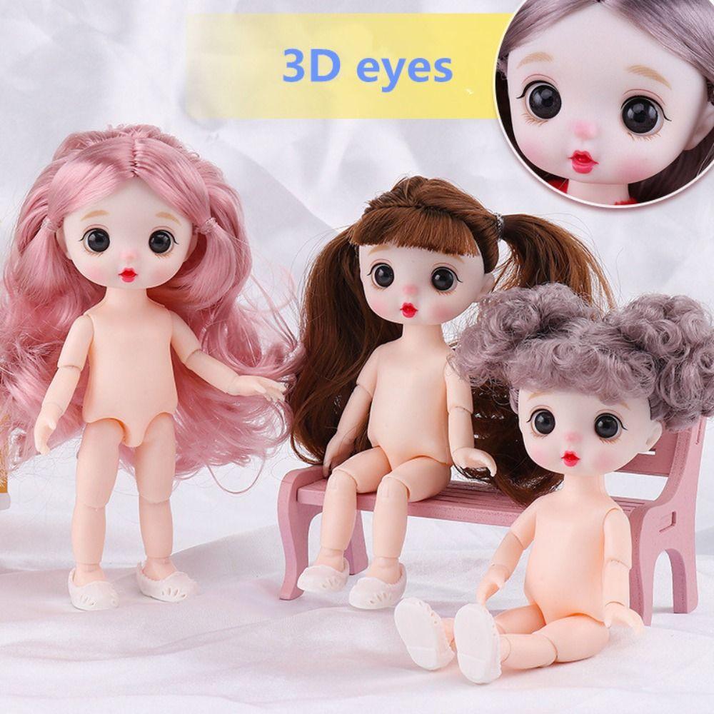 Princess Dolls Toys Mini Multi Joint Doll Toy Set Movable Jointed Princess Dolls Molly Girls' Doll
