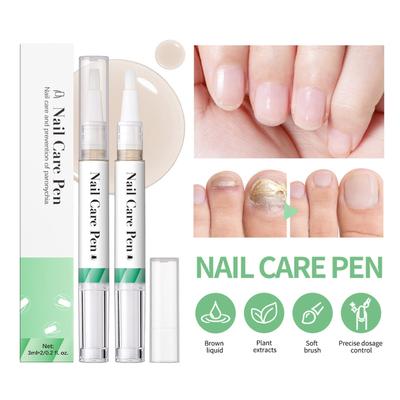 Nagelpflege, Nagelpflegeöl 2 Stück Nagelhautöl, Beschädigter Nagelstift, Nagelstärkung der Nagelhaut, Beschädigung, 3ml*2