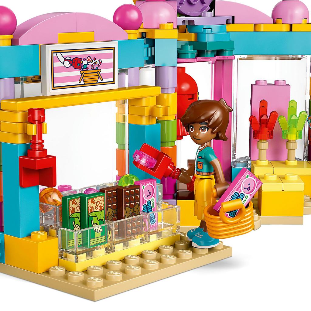 LEGO Friends Heartlake City Candy Shop Toys Birthday Present Blocks Educational Girls Boys Children 6 Years Old 7 Years Old 8 Years Old 9 Years Old