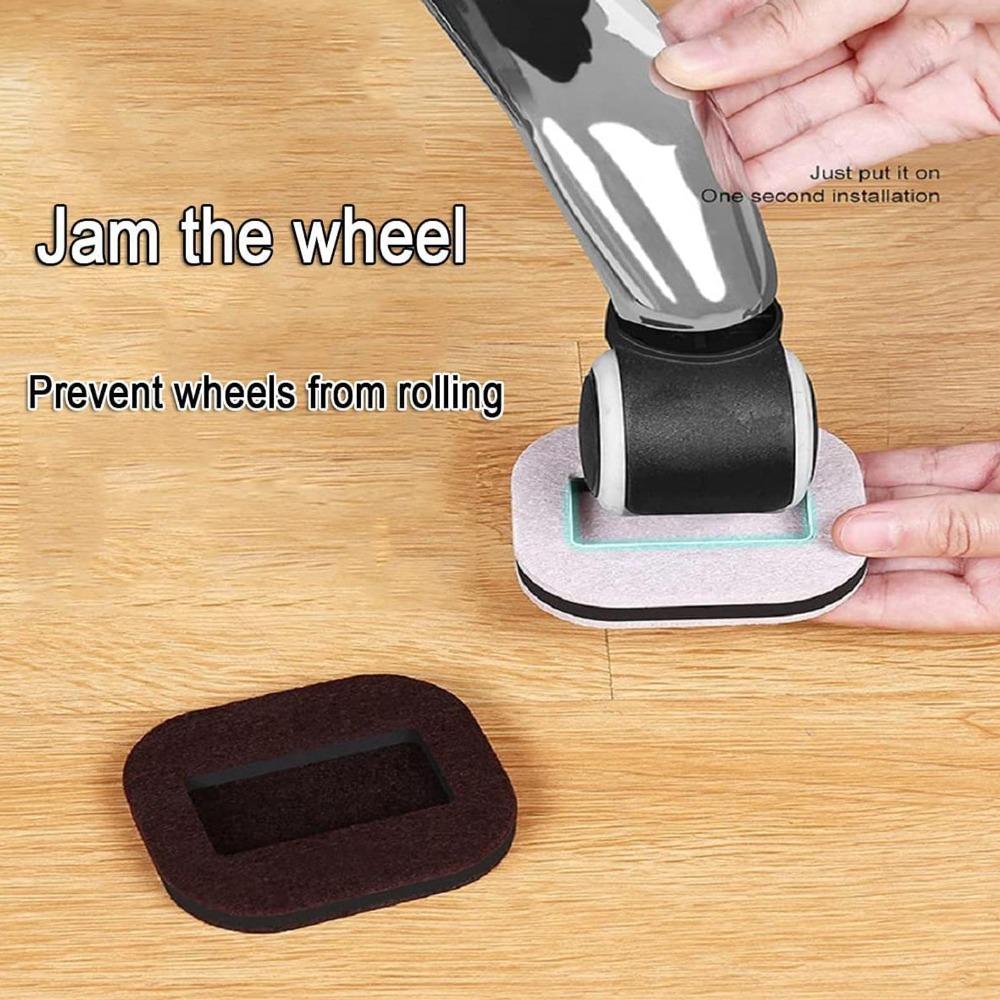 Foot Protector Furniture Caster Cup Chair Roller Feet Mat Wheel Fixing Pad Chair Wheel Stopper
