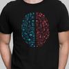 Left Brain Right Brain T-Shirt Science Vs Art Tee