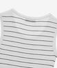 Mind Bridge Women [W] Striped Ivory Knit Sleeveless