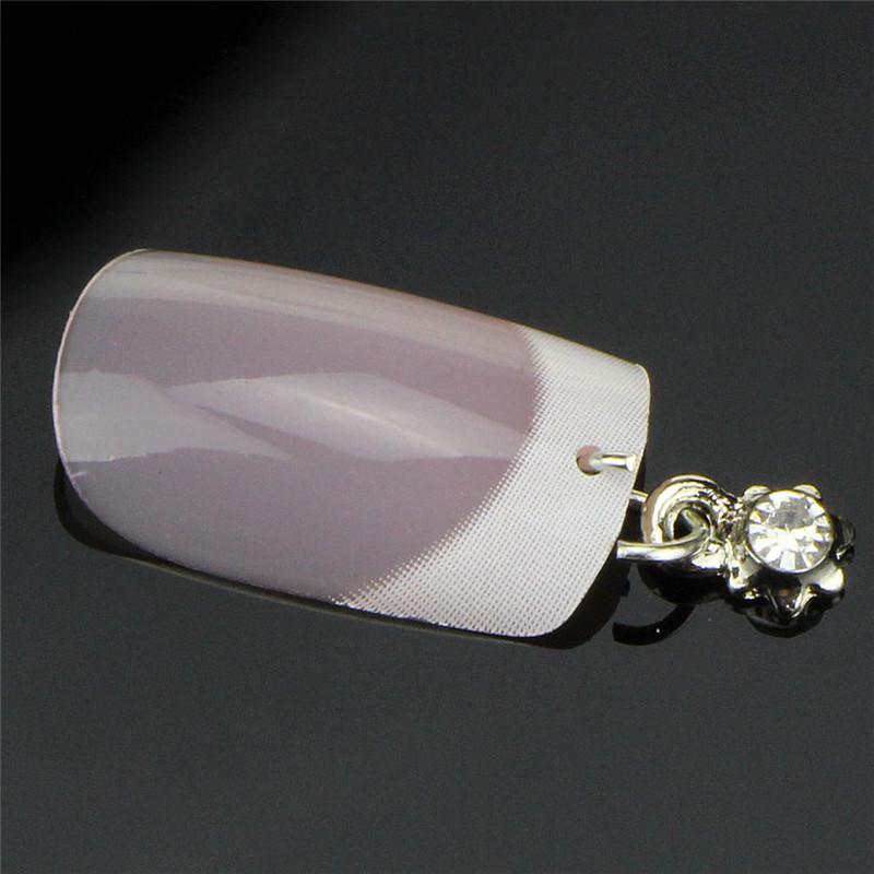 13Pcs/Set Silver Plated Nail Pendant   Women Jewelry Decoration