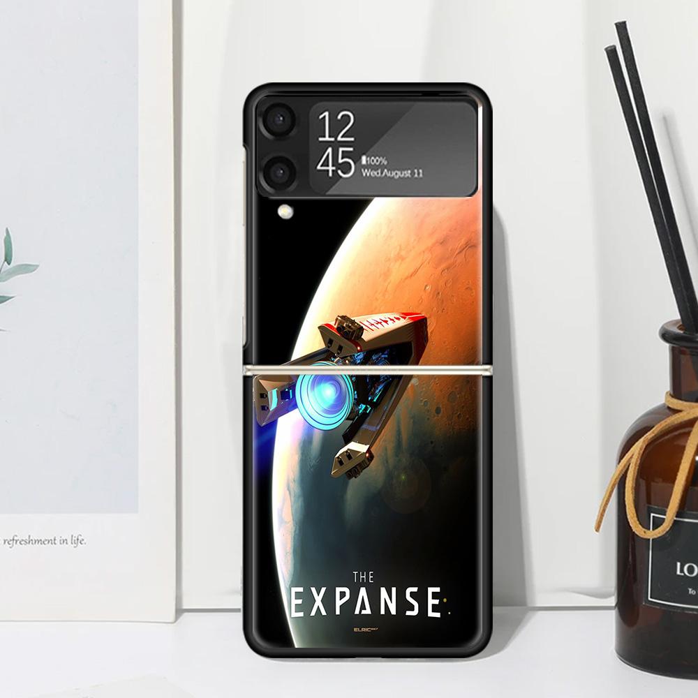 Star Movie T-Trek Pouzdro na telefon pro Samsung Galaxy Z Flip 7 6 5 4 3 5G Flip3 Flip4 Flip5 ZFlip6 ZFlip7 Černé Fundas Galaxy Z
