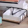 Chic Wooden Base Tissue Rack for Elegant Dining Room Organization