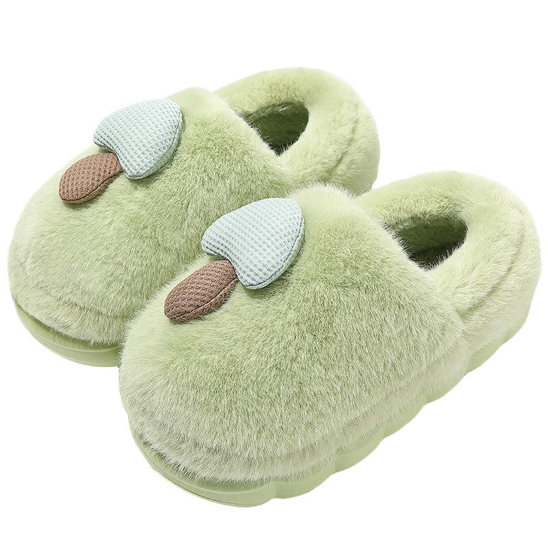 Cotton slippers winter 2025 new warm non-slip indoor home non-slip thick bottom home slippers autumn