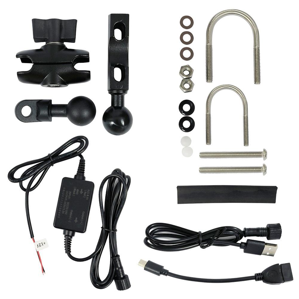 GPS Navigator for Motorcycle Wireless Carplay IPX7 Waterproof 5 Inch Touch Screen Motorcycle Wireless Android Auto Monitor