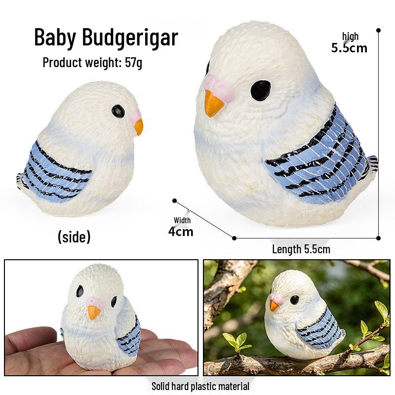 Children's Animal Simulation Toy Set: Eagle, Falcon, Secretary Bird, Owl Figurines