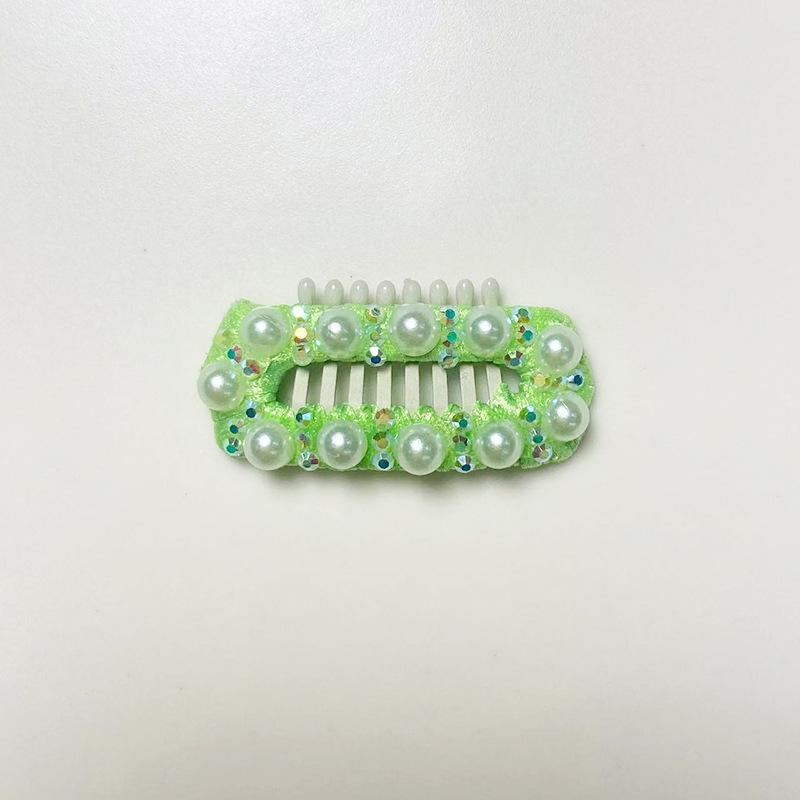 Handmade Pearl & Rhinestone Hair Clip for Yorkshire, Bichon, Maltese Dogs & Cats