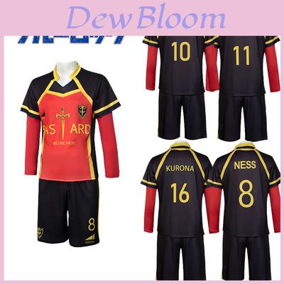 Bluelock Cosplay Jersey With Polyester Fabric For Anime Fans