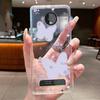 For Motorola Moto Z3 Play Case Clear Luxury Fashion Butterfly Flower Soft Silicone Phone Cover for Moto Z3 Play Transparent Case