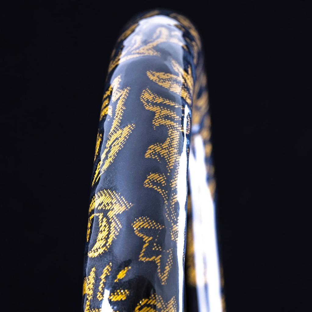 Miyabi Truck Truck Truck Kinkazan Extra Thick Steering Wheel Small (MIYABI) Supplies, Parts, Interior, Cover, Versailles, Black, (36-37cm), HC-VRSBK