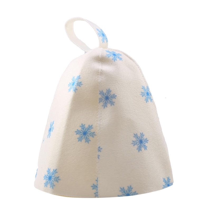 Filz Kopfschutz Bad Hitzeschutz Einheitsgröße Russischer Stil Duschhaube Saunahut Sauna Vaporarium Zubehör Zubehör