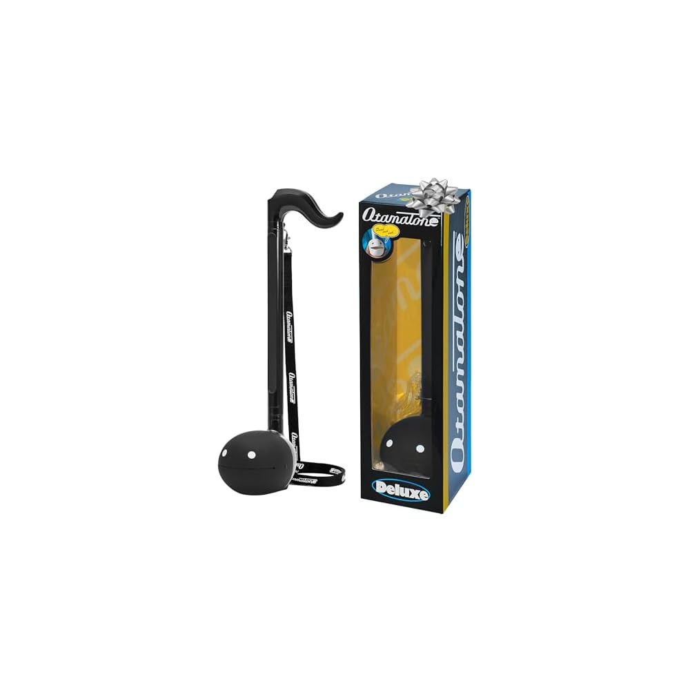Otamatone Deluxe Black Musical Instrument with Unique Design and Easy Playability