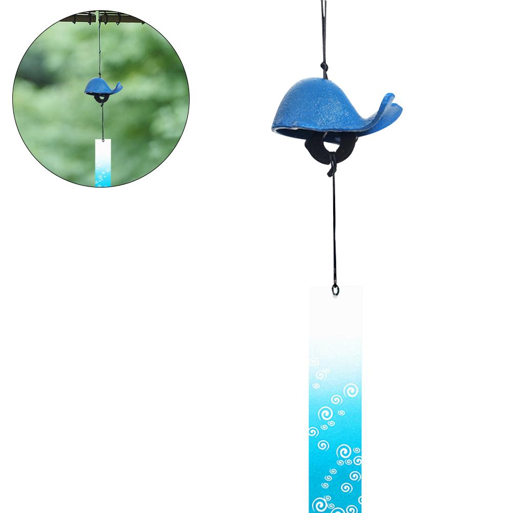 Traditional Memorial Chime Japanese Style Decorative Wind Bell Cast Iron Creative for Yard Porch Garden Decor