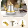 Stainless Steel Teapot Coffee Pot Multifunctional with Lid Beverage Jug Infuser Tea Kettle for
