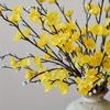 4pcs Artificial Plum Blossom Bunch Set, Realistic Plastic Flowers for Home, Office & Party, No Vase Included, Artificial Flowers