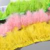Turkey Feather Velvet Ribbon for DIY Wedding, Latin Headwear, and Clothing Accessories