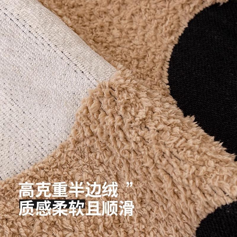 New Chinese-Style Special-Shaped Sofa Cushion  New Autumn And Winter One-Piece Retro Plush Seat Cushion Sofa Cover Towel