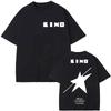 Rock Band Viktor Tsoi Kino A Star Named Sun Album T Shirt High Street Fashion Trend Tshirt Unisex Unisex Oversized Cotton Tshirts
