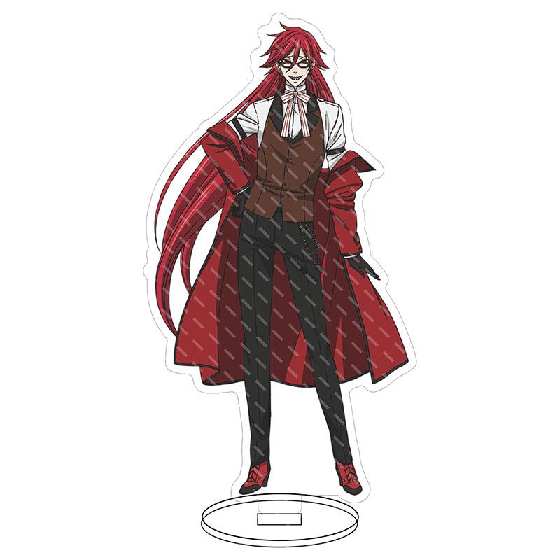 Black Butler Ciel Phantomhive Acrylic Stand Model Plate Decoration Originality Desk Figure Display Fans Gifts Cartoon Jewelry