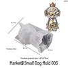 Silikonform für DIY-Katzen-, Husky-, Französische Bulldoggen-, Golden Retriever-Kerzen- und Schlüsselanhänger-Ornamente
