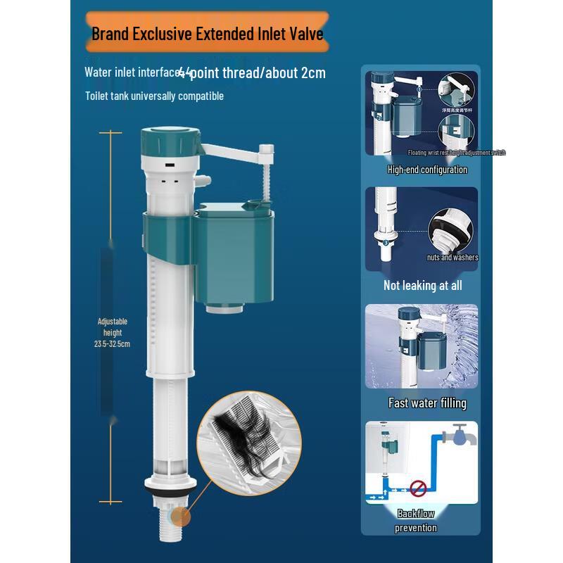 

HANDUNYOU Universal Toilet Fill and Flush Valve Set