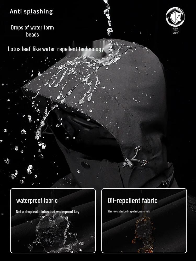 Giacca Unisex 3-in-1 Antivento & Impermeabile da Esterno per Escursionismo & Alpinismo per Primavera & Autunno