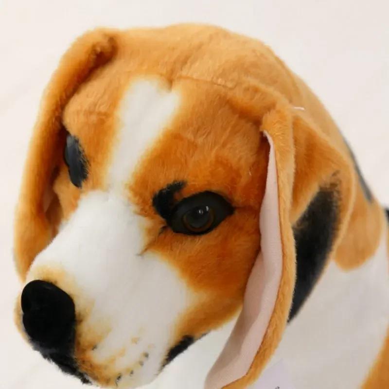 Simulation Standing Dog Plush Doll Huge Soft Stuffed Animal Toy Kids Birthday Present Bedroom Decor Comfort Play Toy For Kids