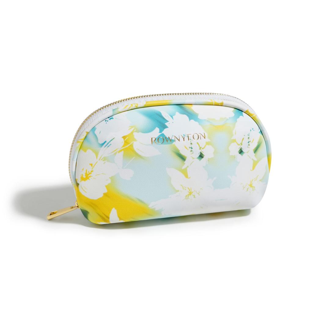 ROWNYEON Mini Makeup Small Item Storage Floral Birthday Green Pouch, Pouch, Print, Portable, Water-Repellent, Multi-Purpose Pouch, Gift,