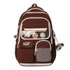 Schoolbag new junior high school student high school student schoolbag large capacity primary school student burden reduction ridge protection high 
