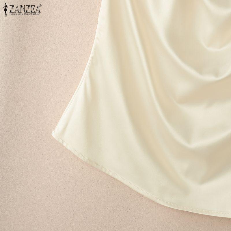 ZANZEA Completi da Donna a Due Pezzi Casual: Canottiere Senza Maniche e Pantaloni Lunghi
