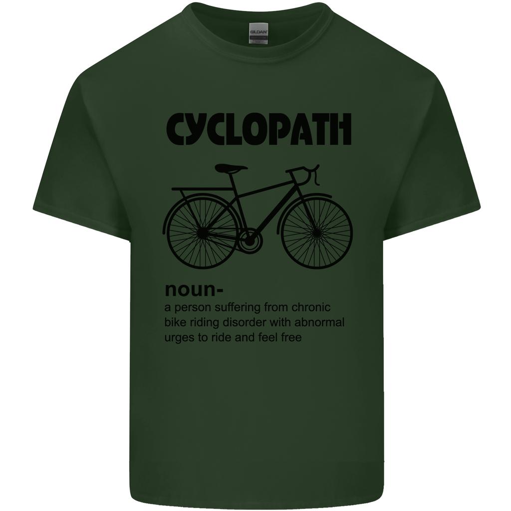 Cyclopath Vtipný Cyklista Cyklista Kolo Unisex Lehký Bavlněný Tričko