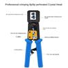 Portable Hand Network Tools Pliers Pass Through Crimper Tongs Clip  for Networking Telephone