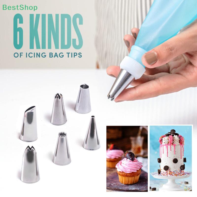 Stainless Steel Piping Nozzle Set,Cake Decorating Tools, Cream Glue Piping Nozzles,Thickened EVA Piping Bags