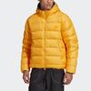 Adidas Originals Trefoil Jachetă de puf de iarnă casual cu mâneci lungi pentru bărbați, galben GF7122