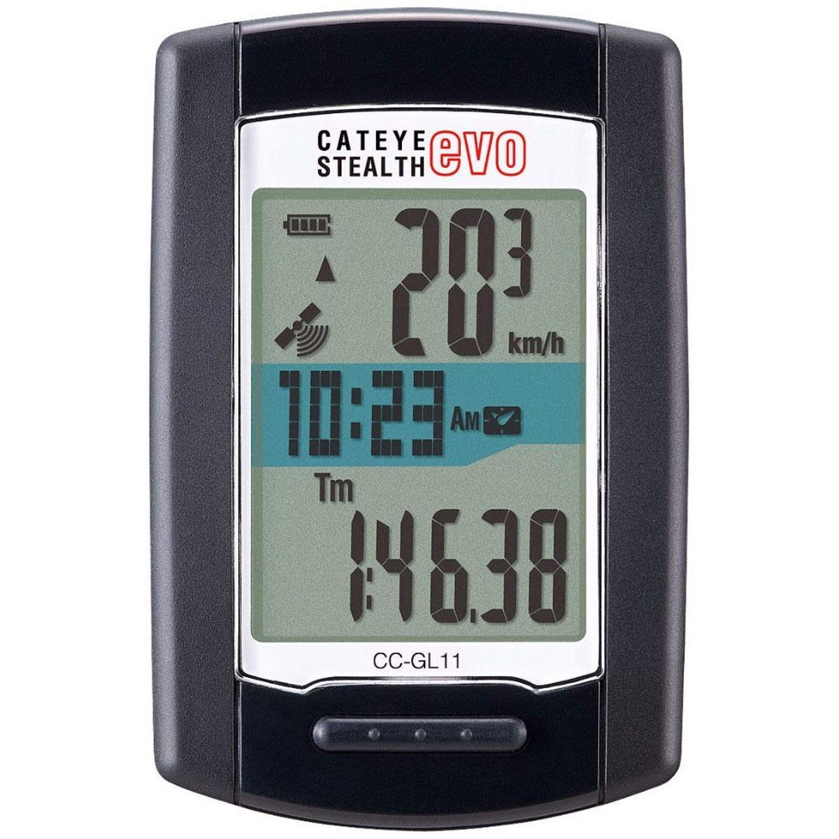

CAT EYE Cycle Computer STEALTH evo GPS Speed Sensorless CC-GL11
