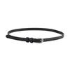 Korean Style High-Quality PU Leather Waist Belt for Women's Trench Coats - Fashionable, Luxurious, and Slimming Accessory