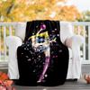 Gymnastics Theme Printed Blanket - Perfect for Couch, Bed, Travel & Outdoor Use | Machine Washable, Cozy & Durable.