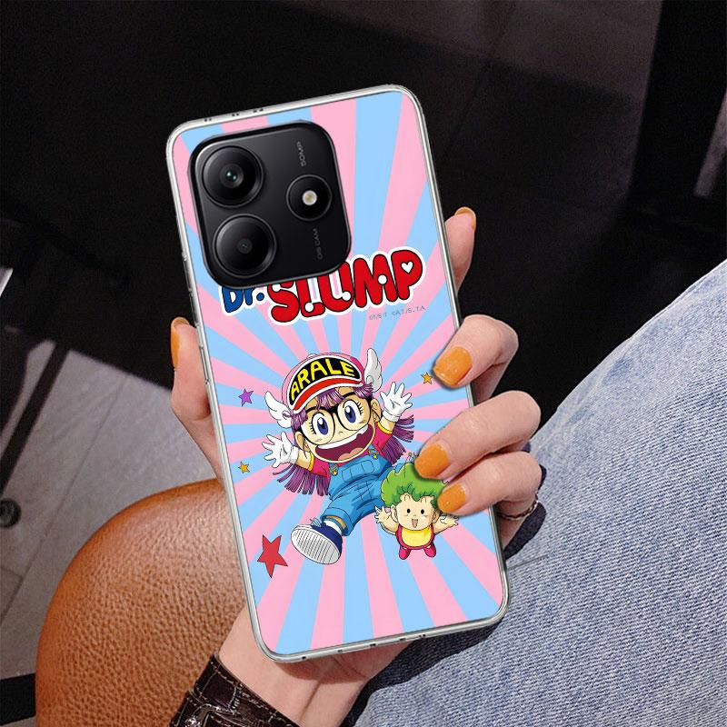 Arale Dr Slump Phone Case For Xiaomi Redmi Note 15 14 13 12S 12 11 Pro Plus 14S 11S 11E 10 10S 11T 5G Personalized Cover Redmi N