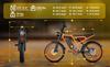 Bluvall Su8 Fat Tire Electric Bike 20*4.0 Wide Tire Long Range Off Road E-Bike