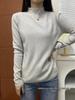 Women's Autumn/Winter 2026 Korean-Style Half-High Collar Thick Sweater: Versatile Inner and Outer Wear