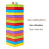 Großes Holz-Jenga-Stapelblock-Turmspiel für Kinder und Eltern - Interaktives Gleichgewichts- und Hochstapelvergnügen
