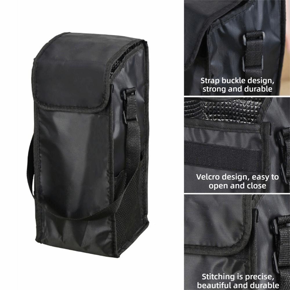 New Large Capacity Vacuum Thermal Bag Black Aluminum Film Insulated Lunch Bag Thickened Insulated Bag