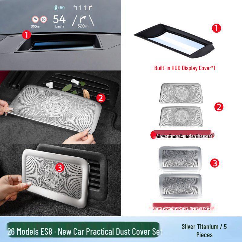 Compatible with 26 Models: Third Gen Nio ES8 HUD Protective Cover & Interior Decor