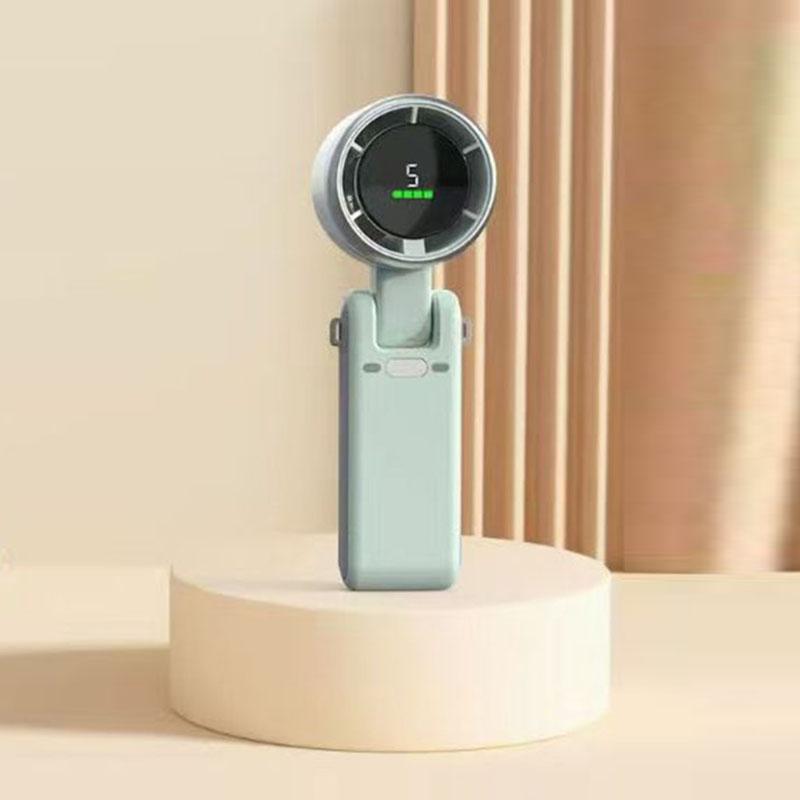 

2025 Новый портативный мини-вентилятор с креплением на шею, для улицы, складной на 180 градусов, настольный, ручной, складной, высокоскоростной, мощный турбо-вентилятор