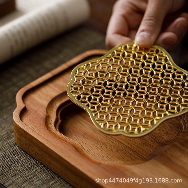 Whole Walnut Drain Type Tea Tray, Su Window, Small Dry Bubble Table, Japanese Style, Simple, Modern, Outdoor