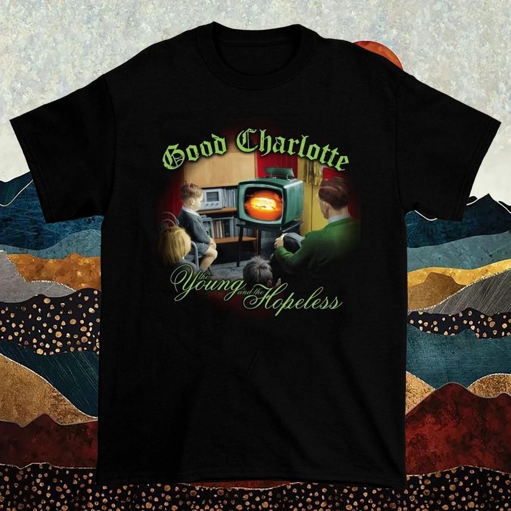 Good Charlotte Band The Young and the Hopeless  Full Size S-3XL Unisex T-Shirt L