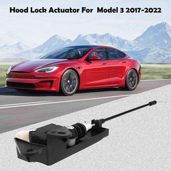 Tesla Secondary Hood Lock Mechanism, 1 Pair (1098789-00-D, 1098790-00-D) None