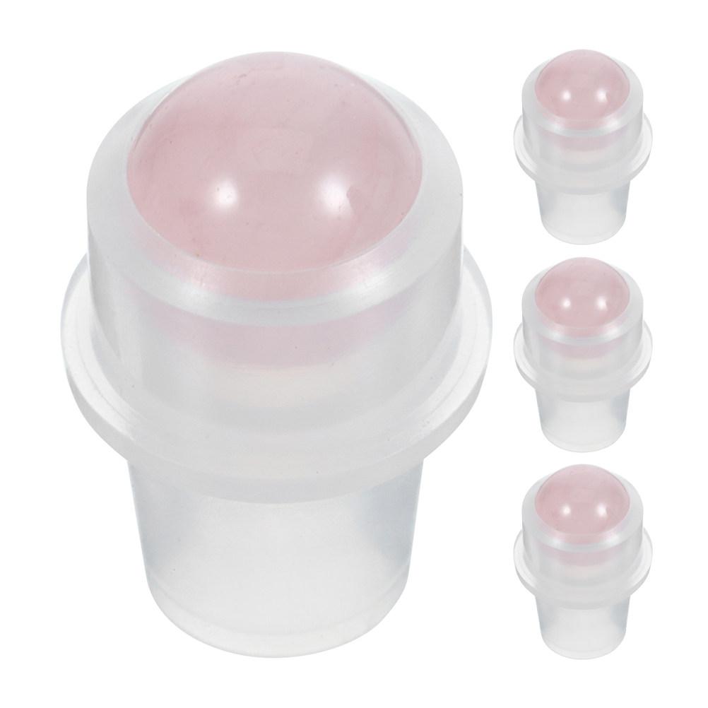 4Pcs Stainless Steel Roller Ball Inserts for 10Ml Essential Oil Bottles 16Mm Neck Leakproof Smooth Application Reusable Roll on